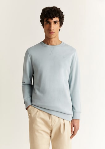 Scalpers Sweatshirt 'Fade' in Blauw: voorkant