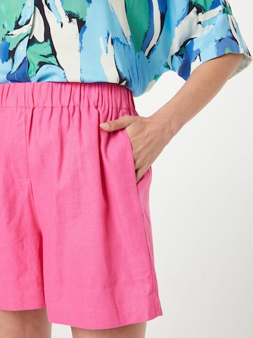 modström Loose fit Trousers 'Raya' in Pink