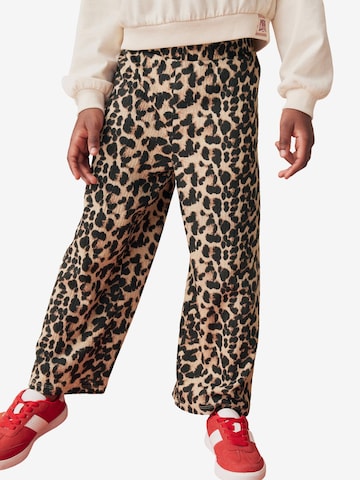 Wide leg Pantaloni de la Next pe maro: față