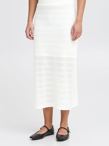 ICHI Skirt ' IXKNITTY ' in White