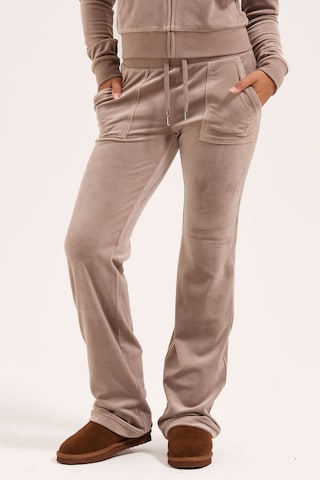 Juicy Couture Regular Pants in Brown: front