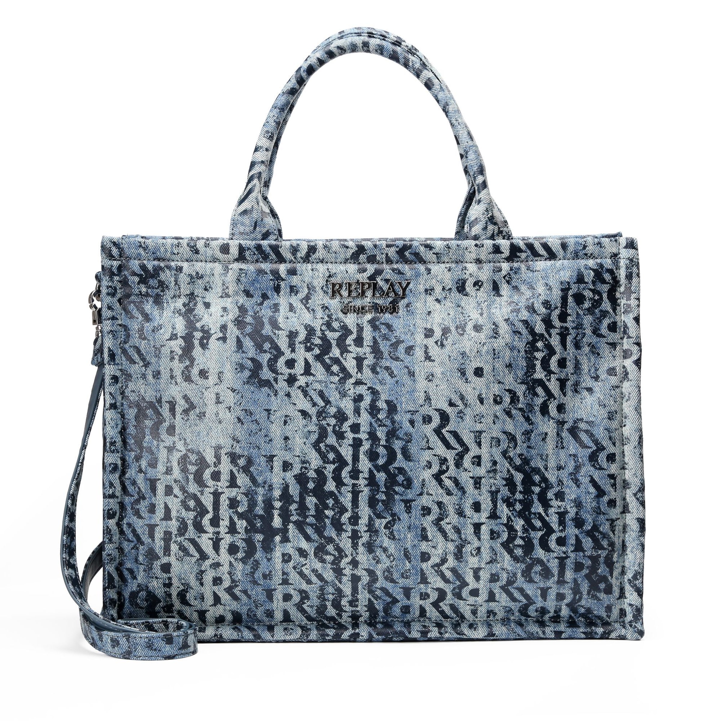 Shopper di REPLAY in grigio: frontale