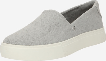 TOMS Classic Flats in Grey: front