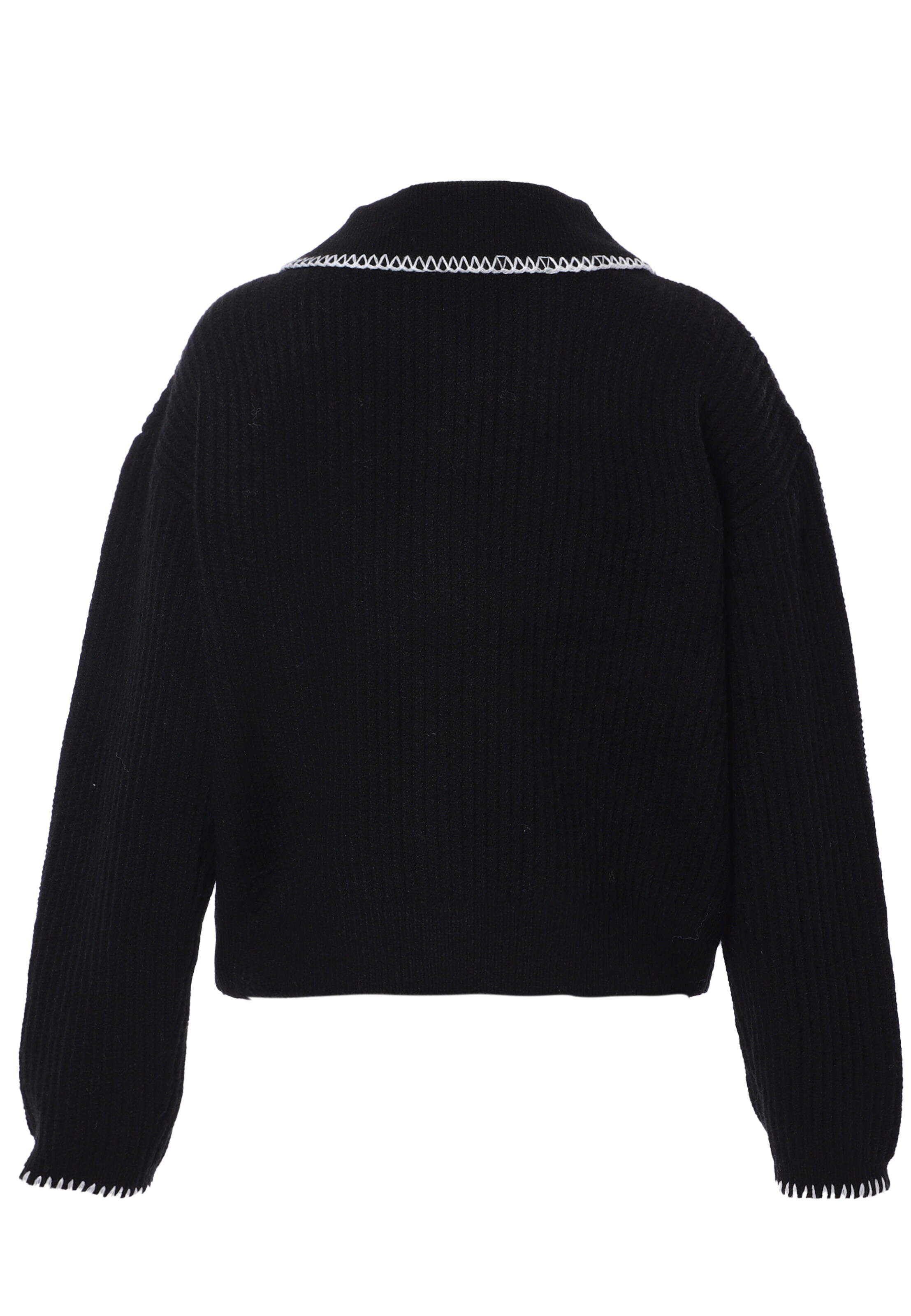 NAEMI - Casaco de malha em preto