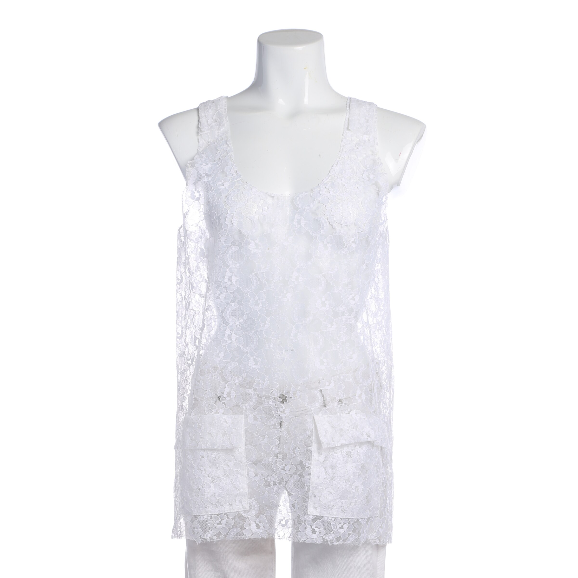 MSGM Top & Shirt in M in White: front