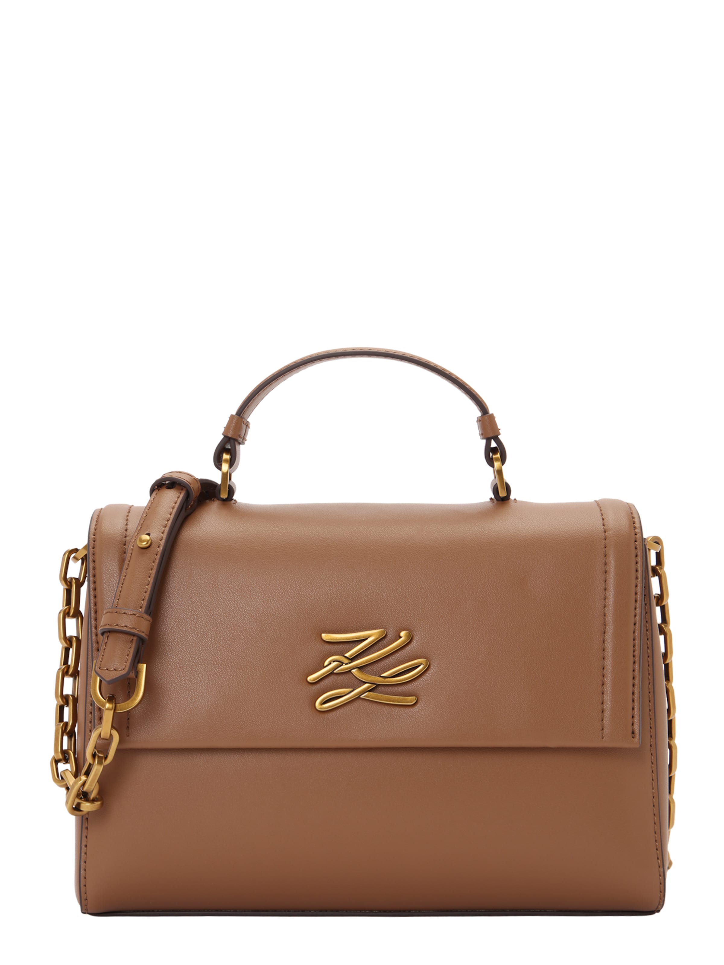 Sacs à main Karl Lagerfeld en marron : devant