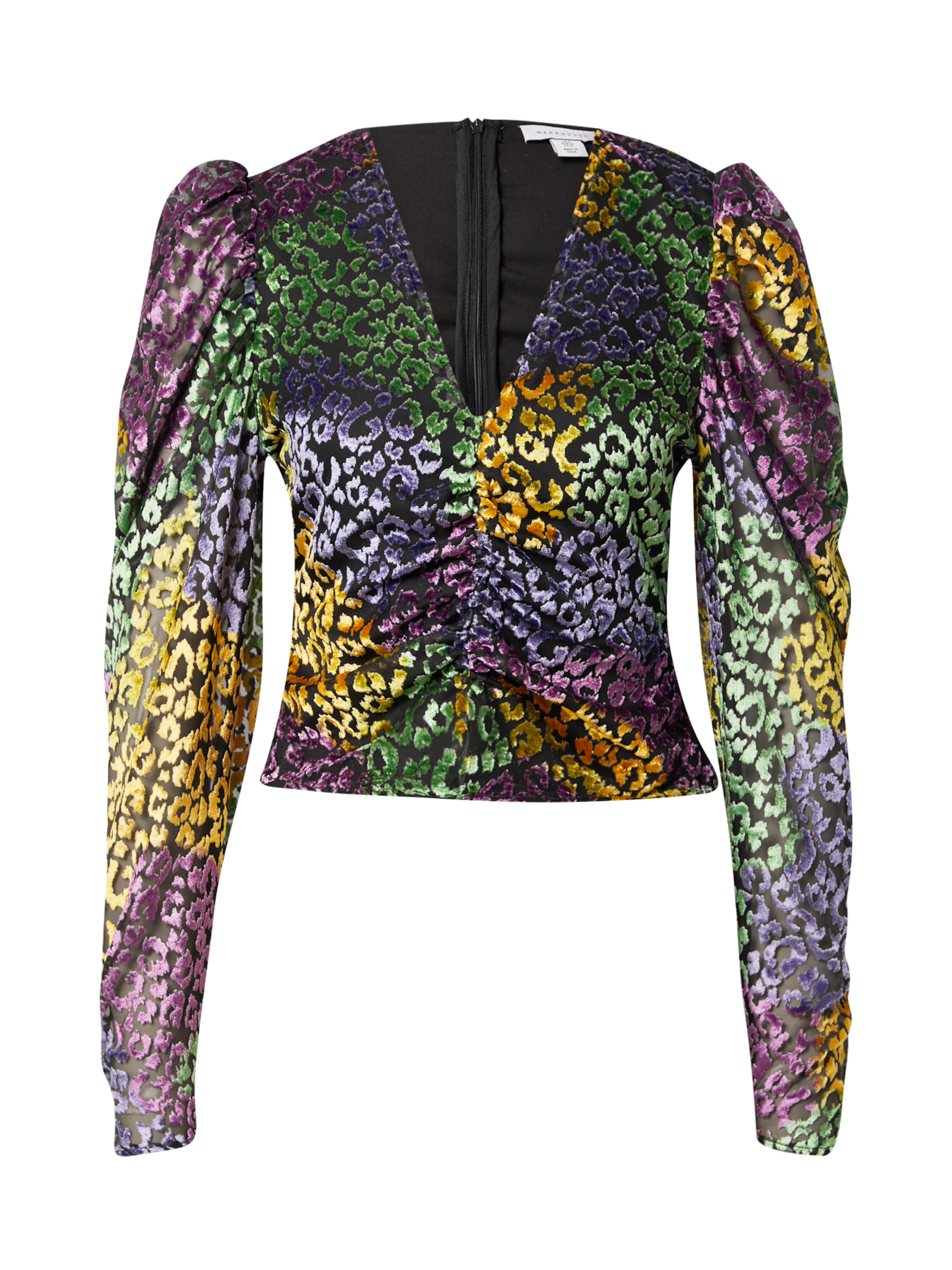 Warehouse Блузка в Черный: спереди