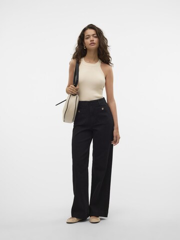 VERO MODA Wide Leg Jeans i sort
