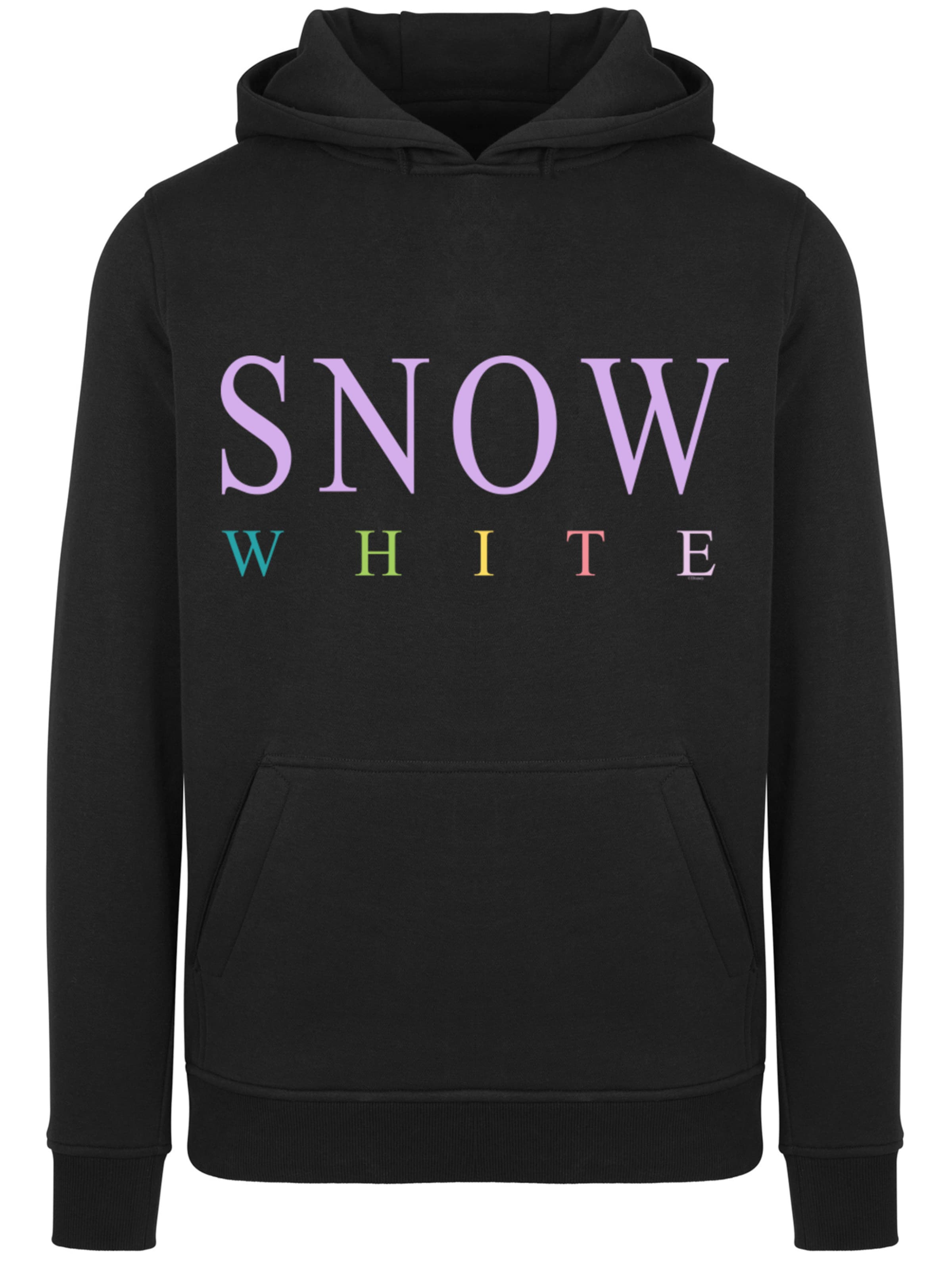 F4NT4STIC Sweatshirt 'Disney Snow White Schneewittchen Graphic' in Zwart: voorkant