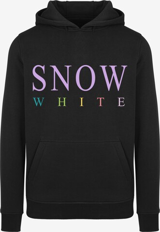 Felpa 'Disney Snow White Schneewittchen Graphic' di F4NT4STIC in nero: frontale