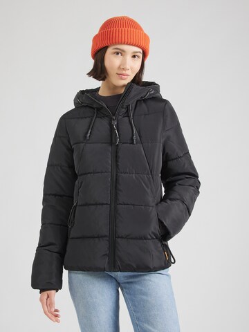 QS Jacke in Schwarz: Vorderseite