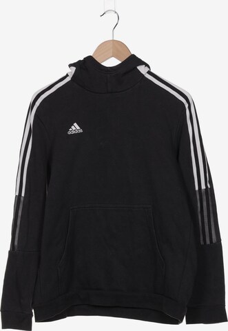 ADIDAS PERFORMANCE Sweatshirt & Zip-Up Hoodie in XL in Black: front