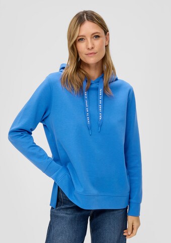 s.Oliver - Sweatshirt em azul: frente