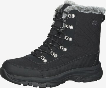 SKECHERS Snowboots in Zwart: voorkant