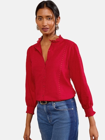 love & roses - Blusa en rojo: frente
