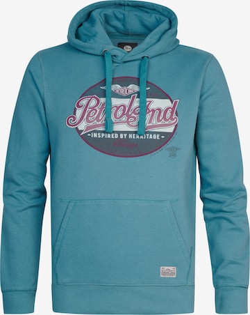 Petrol Industries Sweatshirt 'Ashland' in Groen: voorkant