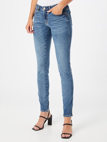 GUESS Skinny Jeans 'Curve X' in Blauw: voorkant