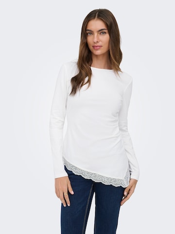 ONLYMajica 'ONLLIVE LOVE' - bijela boja: prednji dio