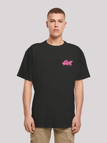 F4NT4STIC Shirt 'SLAY' in Black: front