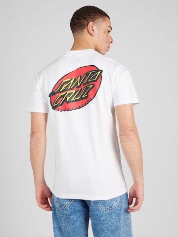 Santa Cruz T-Shirt 'Creep Dot' in Weiß: predná strana