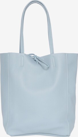 Zwillingsherz Shopper in Blauw: voorkant