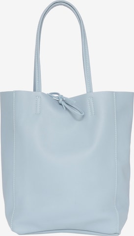 Zwillingsherz Shopper in Blauw: voorkant