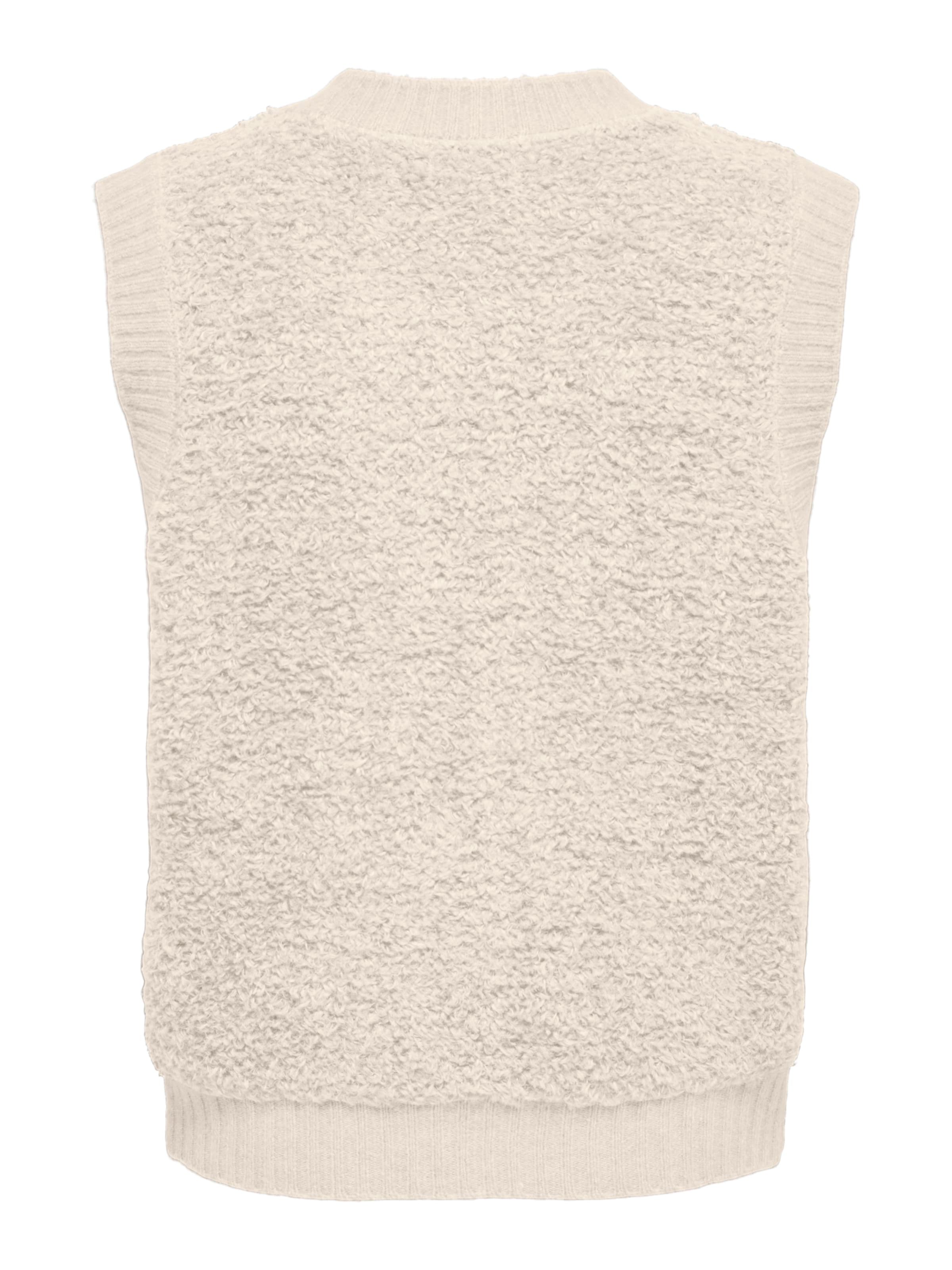 JDY Knitted Vest in Beige