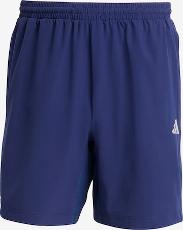 ADIDAS PERFORMANCE Loosefit Sportshorts 'Tech Apparel' in Blau: Vorderseite