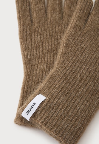 Samsøe Samsøe Fingerhandschuhe 'Nor' in Grau