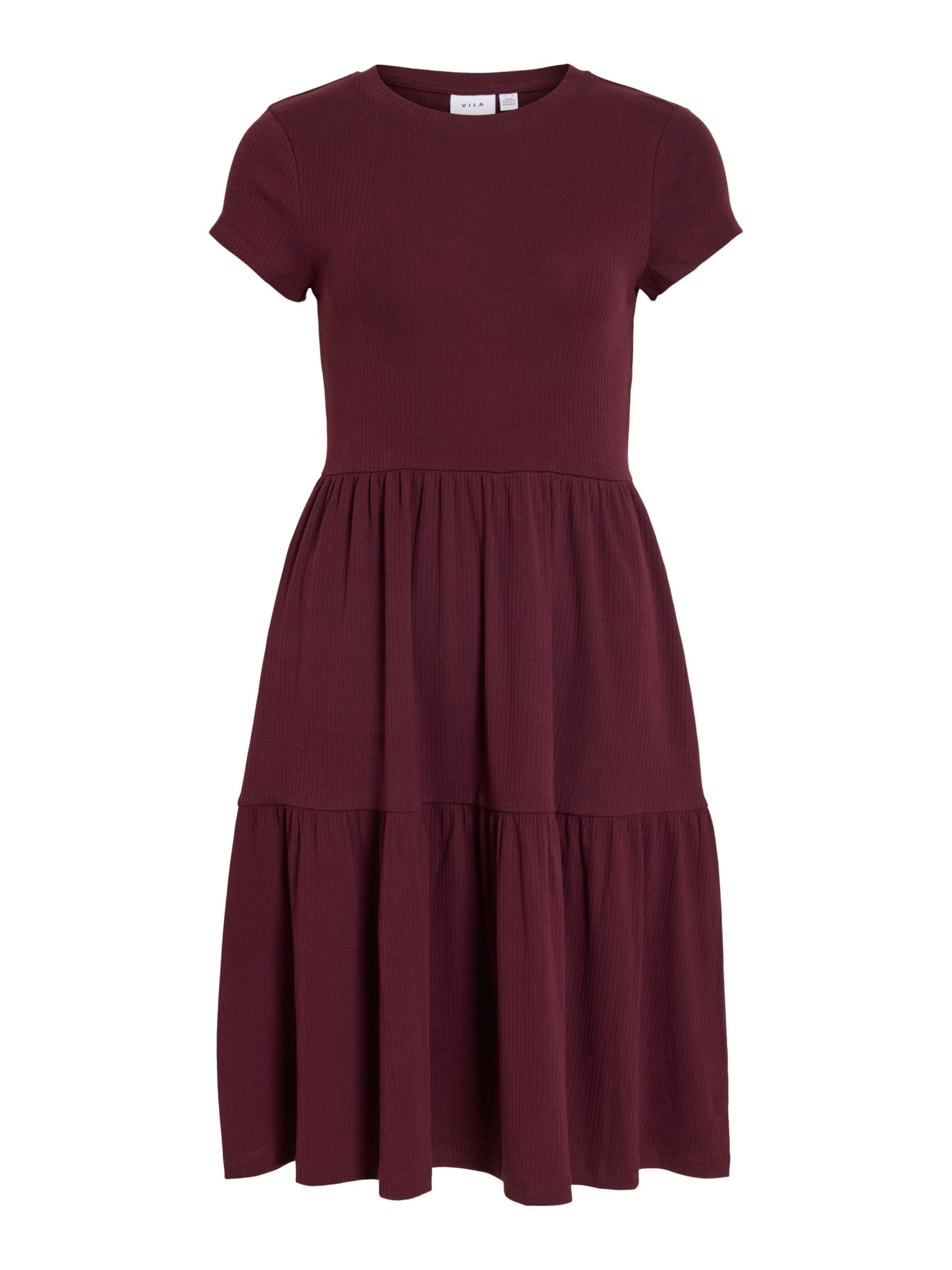 Robe 'Vihollie' VILA en rouge : devant