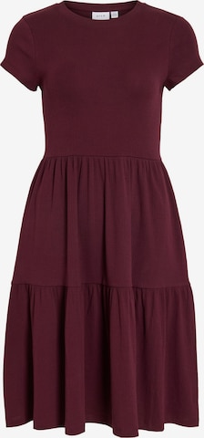 Robe 'Vihollie' VILA en rouge : devant