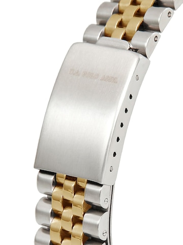 U.S. POLO ASSN. Analog watch 'Brandon Steel' in Yellow