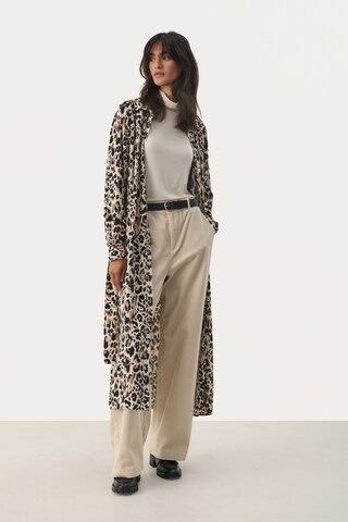 Robe 'Meluca' Part Two en marron