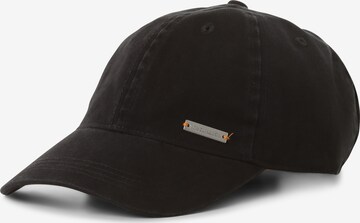 Casquette Nils Sundström en noir : devant