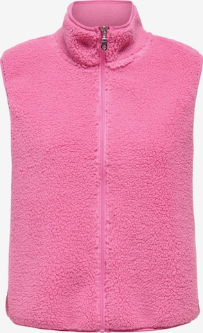 Gilet 'Cavy' ONLY PLAY en rose : devant