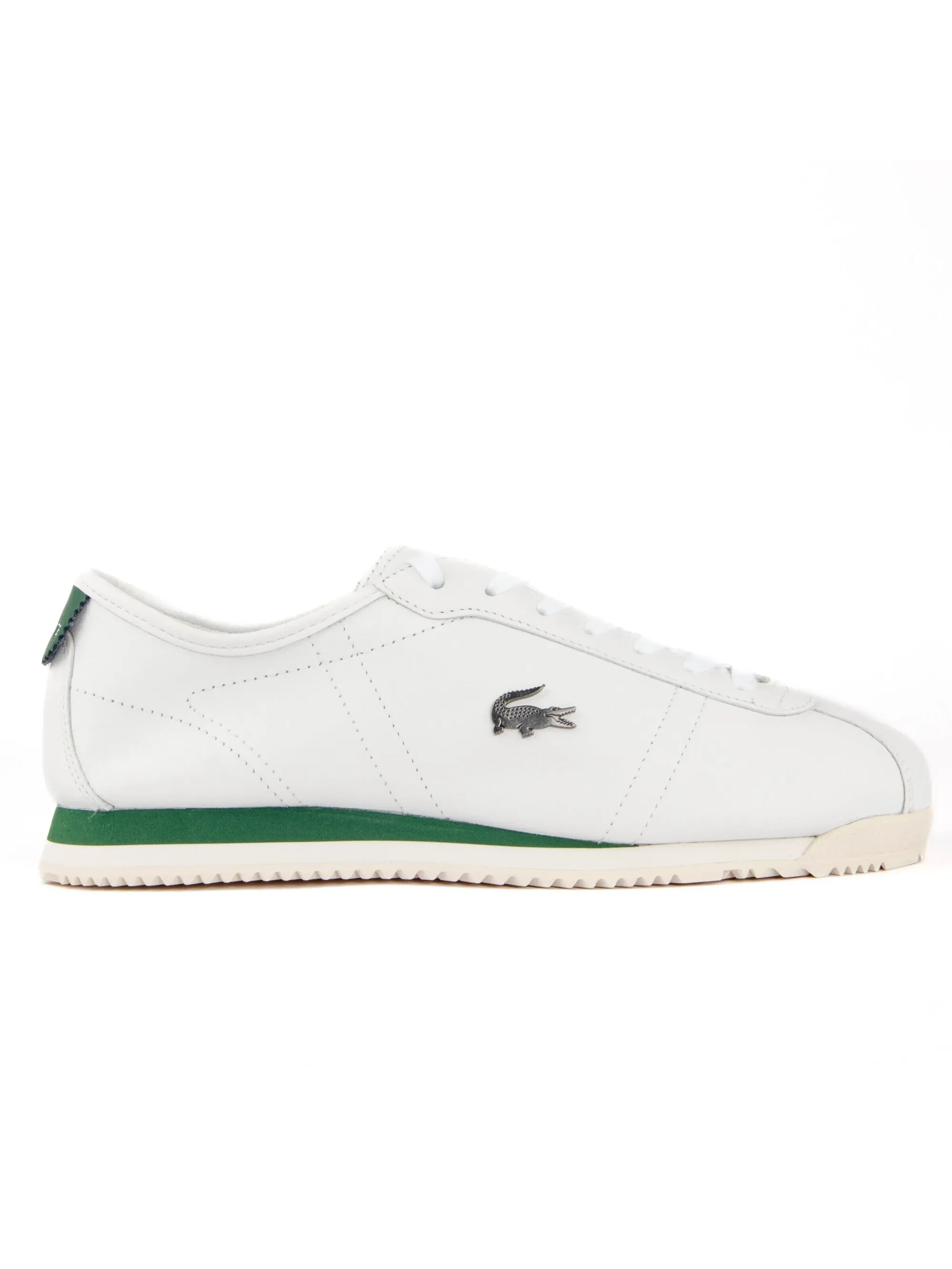 LACOSTE Lace-Up Shoes 'Club Low rend' in White: front