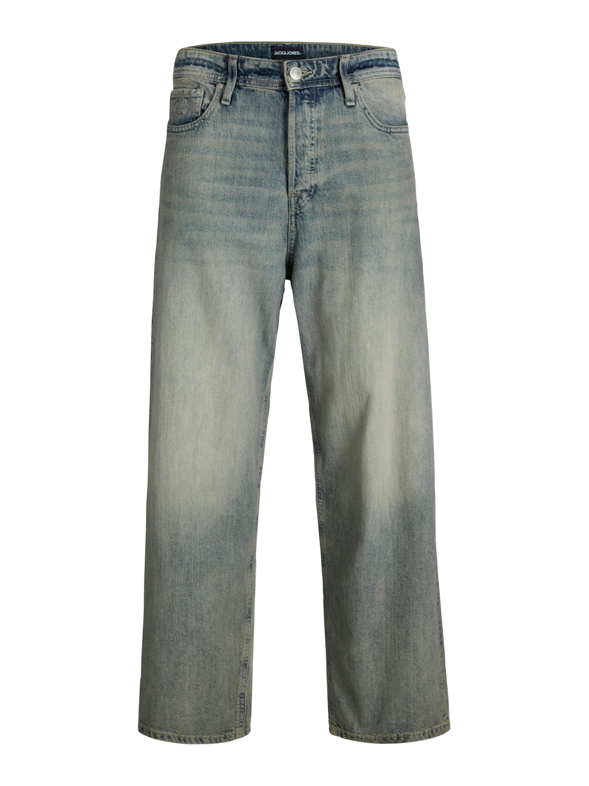 Baggy Jeans 'JJIALEX JJORIGINAL' de la JACK & JONES pe albastru: față