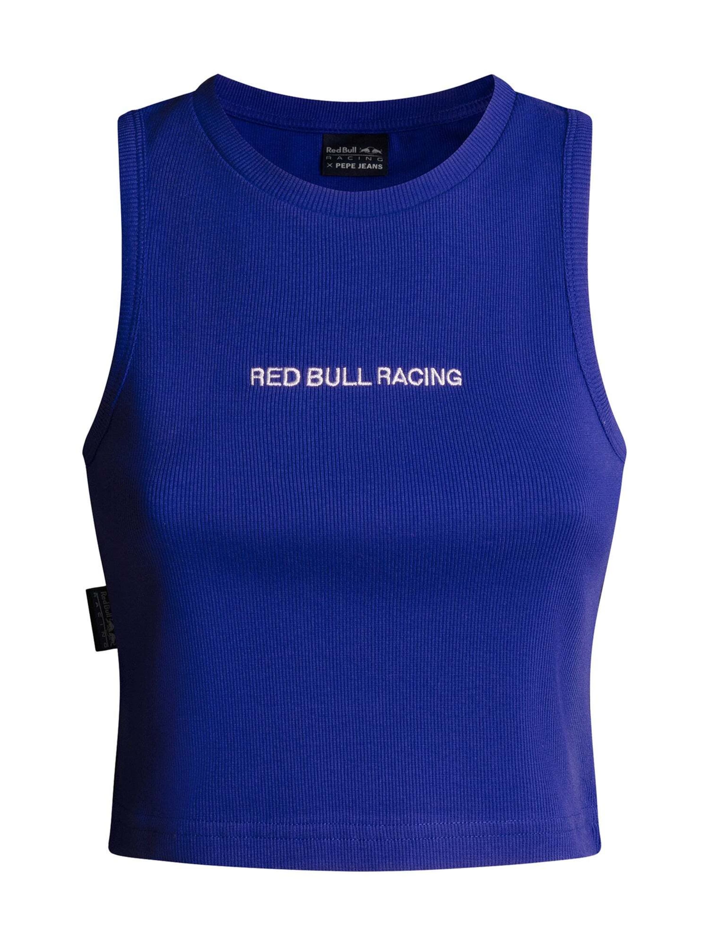 Red Bull Racing x Pepe Jeans Shirt in Blauw: voorkant