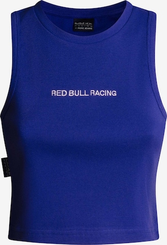 Red Bull Racing x Pepe Jeans Shirt in Blauw: voorkant