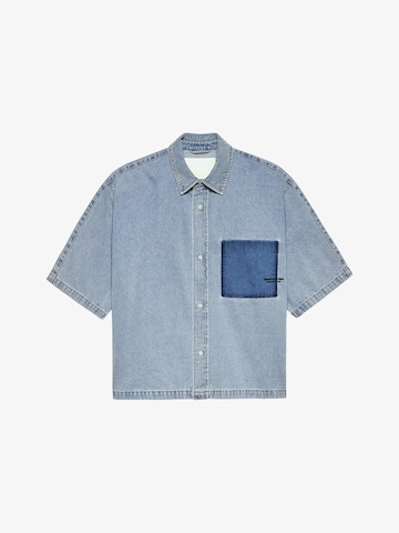 NEW AMSTERDAM Comfort fit Overhemd in Blauw: voorkant