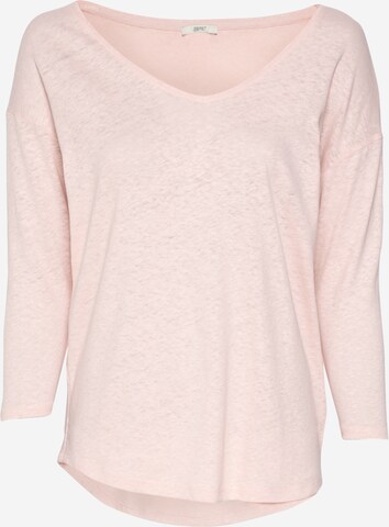 T-shirt ESPRIT en rose : devant