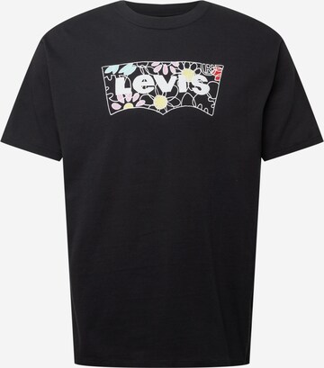 LEVI'S ® - Camisa 'Vintage Fit Graphic Tee' em preto: frente