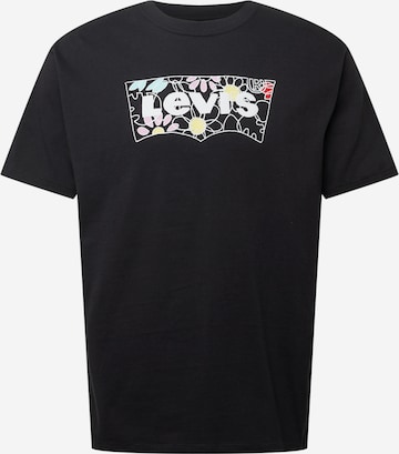 LEVI'S ® Paita 'Vintage Fit Graphic Tee' värissä musta: edessä