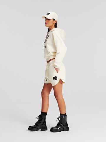 KARL LAGERFELD JEANS Regular Pants in White
