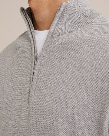 WE Fashion Пуловер в сиво