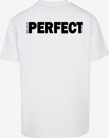 Merchcode Shirt ' Believe Front' in Wit