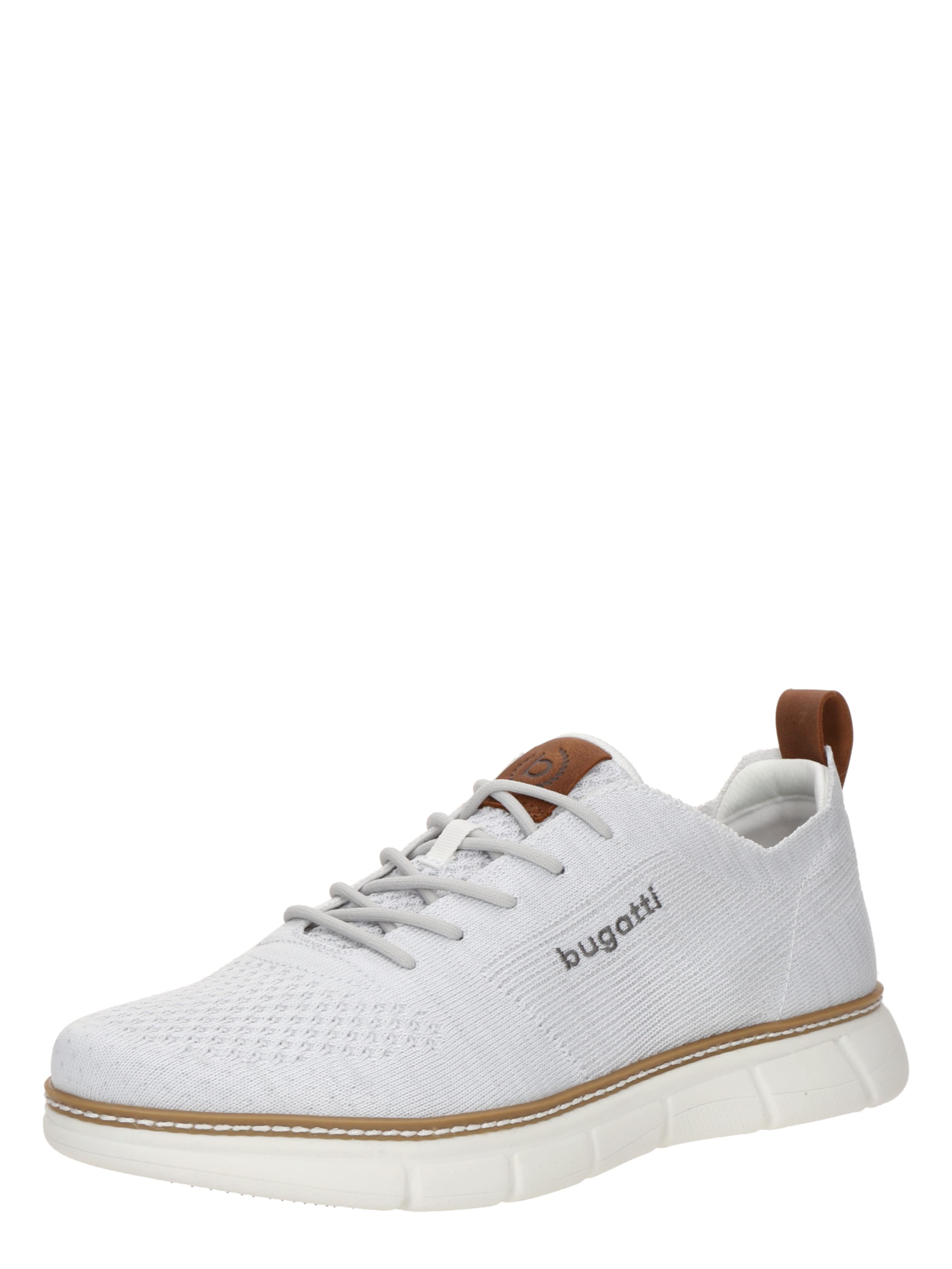 Baskets basses bugatti en blanc : devant