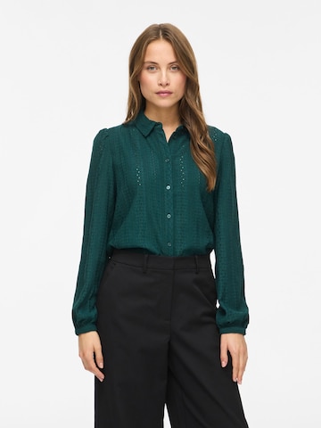 Camicia da donna 'ZANIA' di VILA in verde: frontale