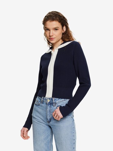 Cardigan ESPRIT en bleu : devant