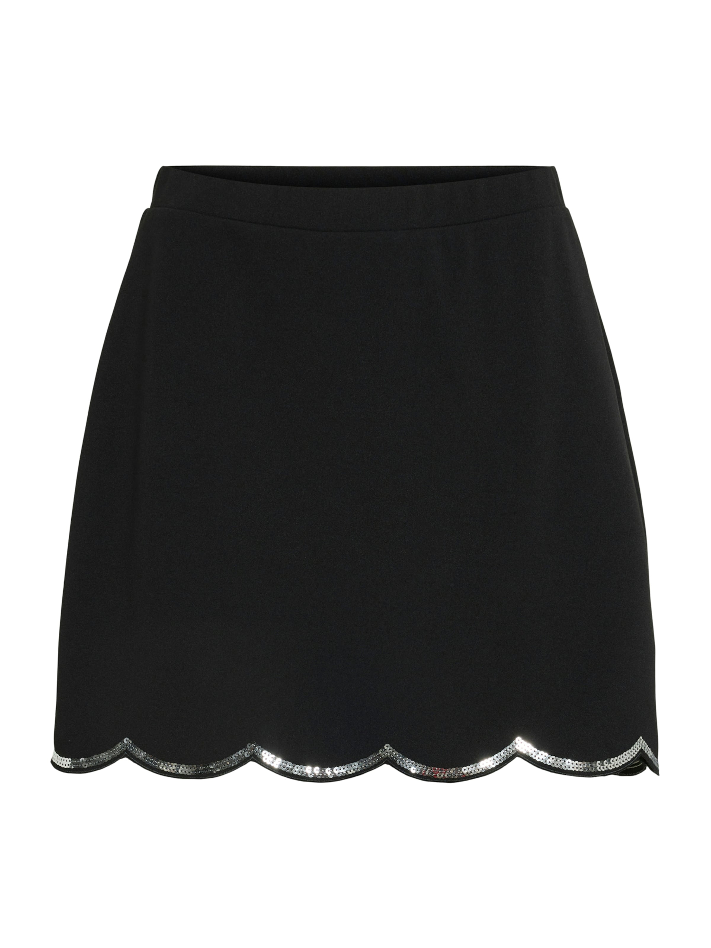 VILA Skirt in Black: front